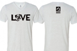 YOUTH Boxer "LOVE" Crew Neck Short-Sleeved Tee
